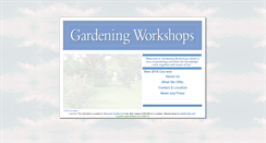 Desktop Screenshot of gardeningworkshops.co.uk