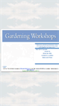 Mobile Screenshot of gardeningworkshops.co.uk